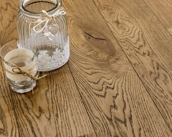 Паркетная доска PolarWood Классик 1П 138 Дуб Артист Коричневый масло 2V