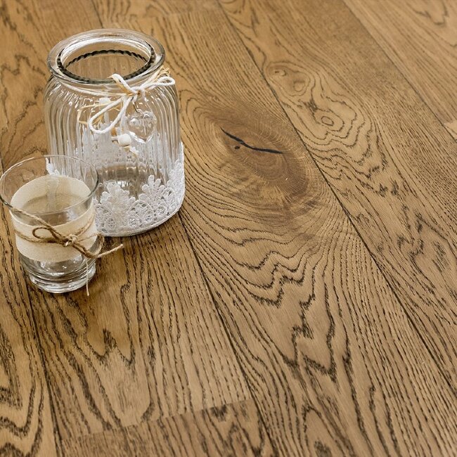 Паркетная доска PolarWood Классик 1П 138 Дуб Артист Коричневый масло 2V