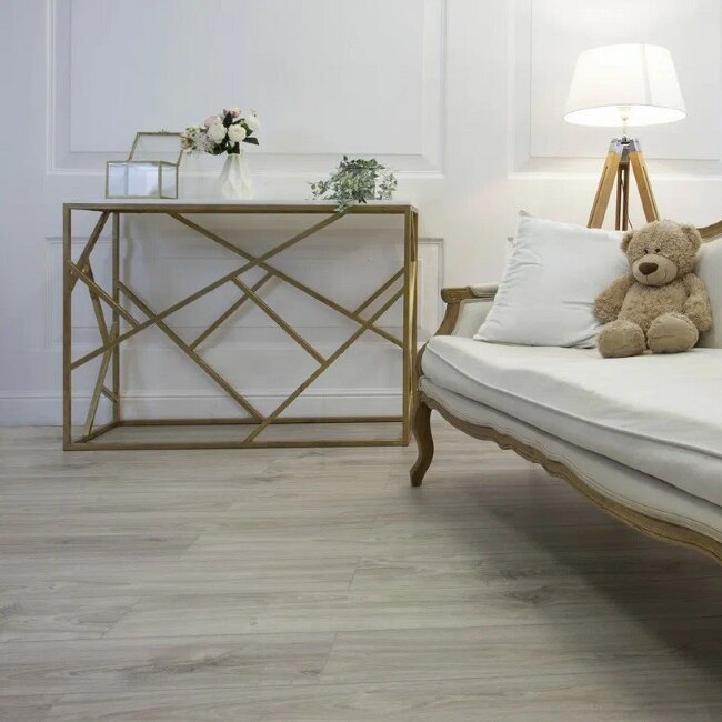 Кварц-виниловая плитка LVT Damy Floor Family Дуб Белый