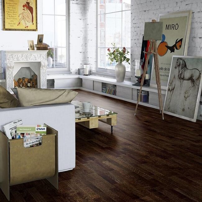 Паркетная доска Tarkett Дуб Кокоа мат браш