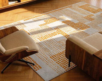Ковер Louis De Poortere Craft Zen Garden 2077 Pomelo Ковер Louis De Poortere Craft Zen Garden 2077 Pomelo