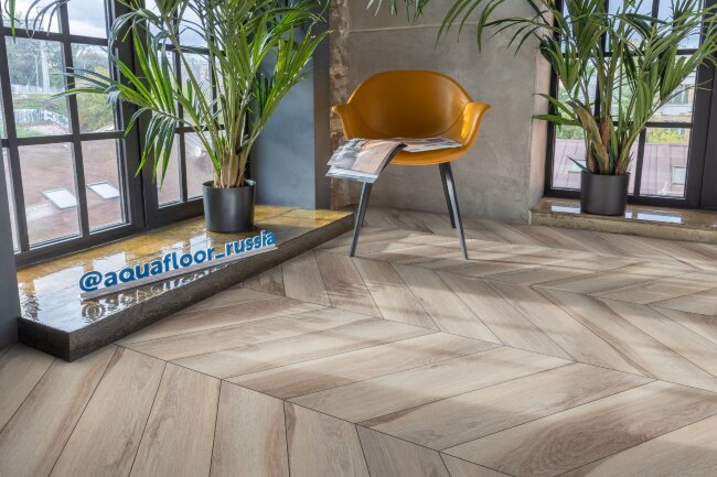 LVT плитка клеевая Aquafloor AF2551PGCh