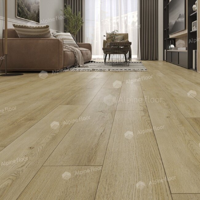 ПВХ Покрытие клеевое Alpine Floor ULTRA ЕСО 5-33 Дуб старинный 1219,2×184,15х2 мм (4.49 м2)