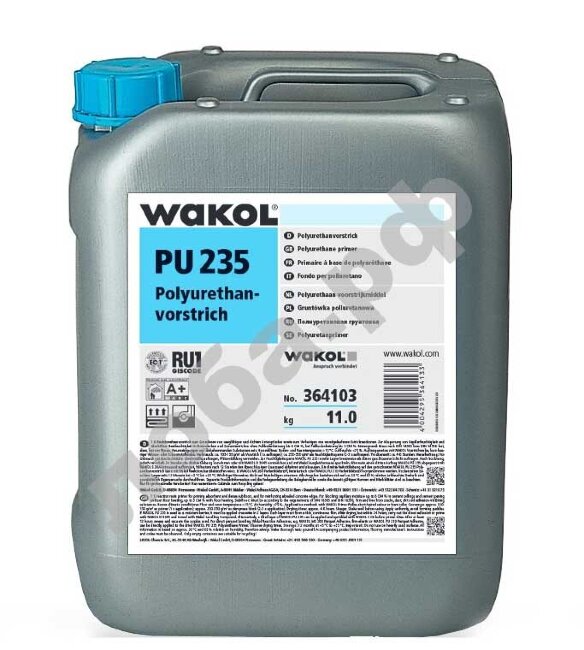 Грунтовка на основе полиуретановой смолы WAKOL PU 235 11 кг. Грунтовка на основе полиуретановой смолы WAKOL PU 235 11 кг.