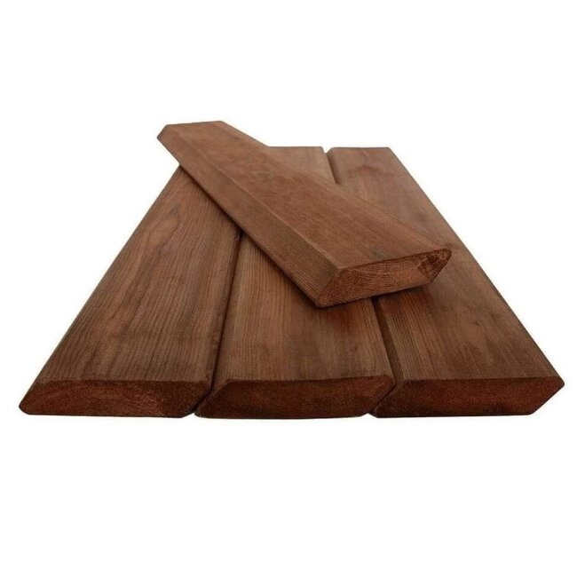 Фасадная доска Термососна планкен косой профиль,Экстра 20х130-135х3000 мм Фасадная доска Термососна планкен косой профиль,Экстра 20х130-135х3000 мм