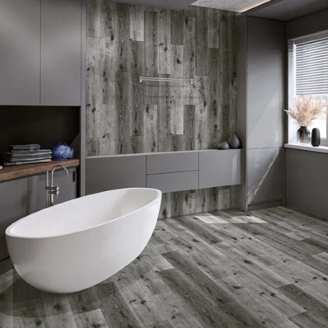 Кварц-виниловая плитка LVT Damy Floor Family Дуб Сильвер