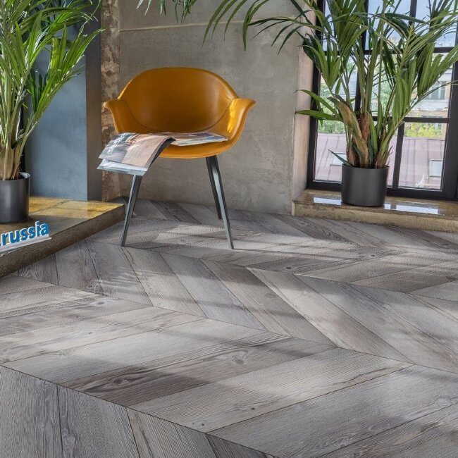 LVT плитка клеевая Aquafloor AF2552PGCh