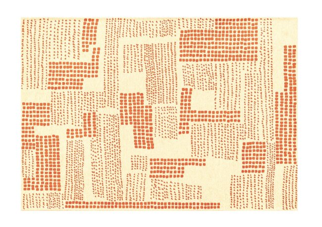 Ковер Louis De Poortere Craft Zen Garden 2078 Grenadine