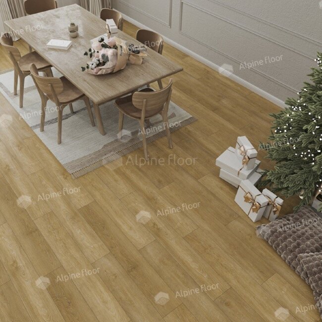 ПВХ Покрытие клеевое Alpine Floor ULTRA ЕСО 5-35 Дуб Итальянский 1219,2×184,15х2 мм (4.49 м2)