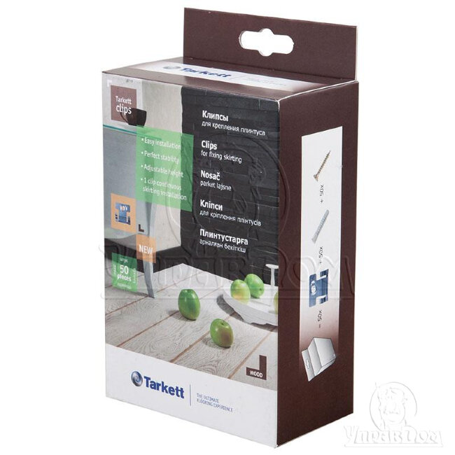 Клипсы монтажные для плинтуса Tarkett Clipstar (50 шт)