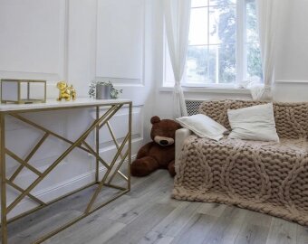 Кварц-виниловая плитка LVT Damy Floor Family Дуб Состаренный Серый