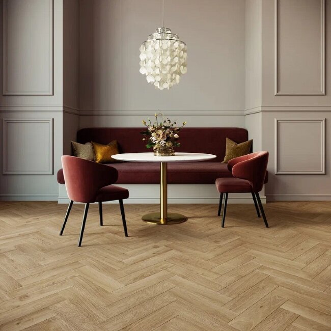 Виниловые полы английская елка Invictus Highland Oak 33 Classic