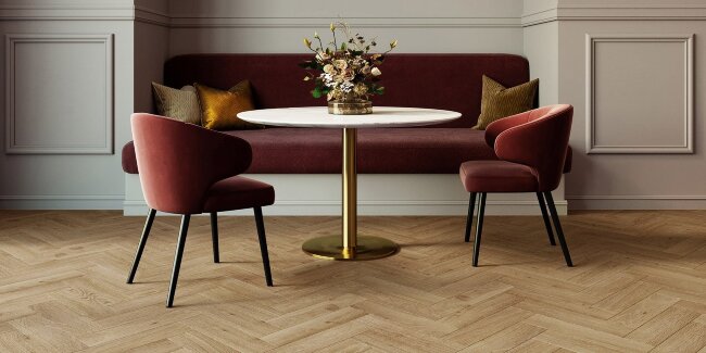 Виниловые полы английская елка Invictus Highland Oak 33 Classic