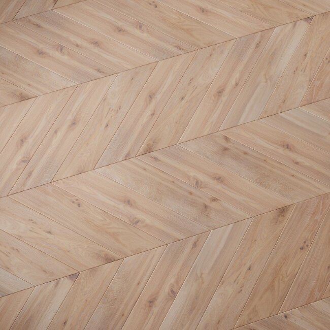 Паркет Французская ёлка Legend Белое масло Натур