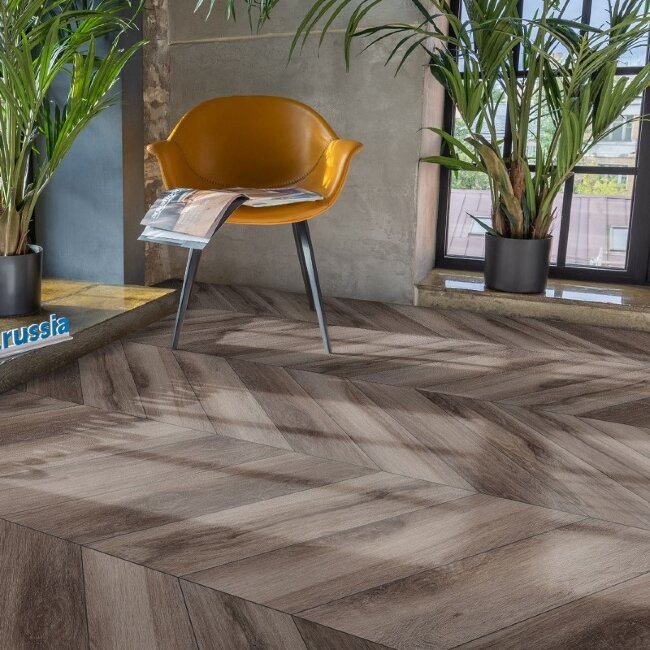 LVT плитка клеевая Aquafloor AF2554PGCh
