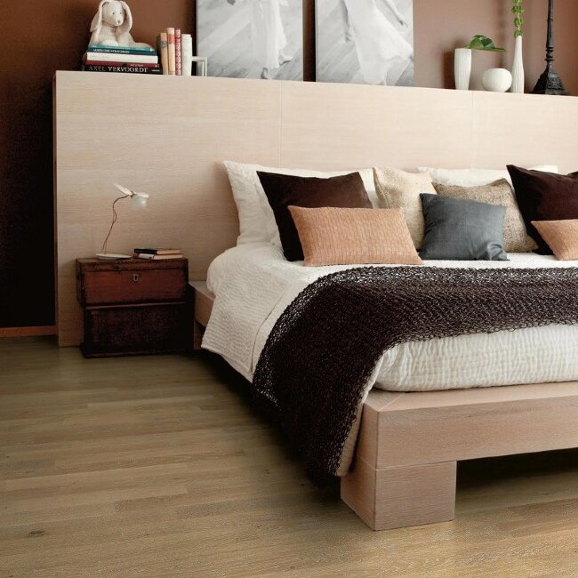 Паркетная доска Karelia Dawn Oak Ivory Stonewashed 3-s