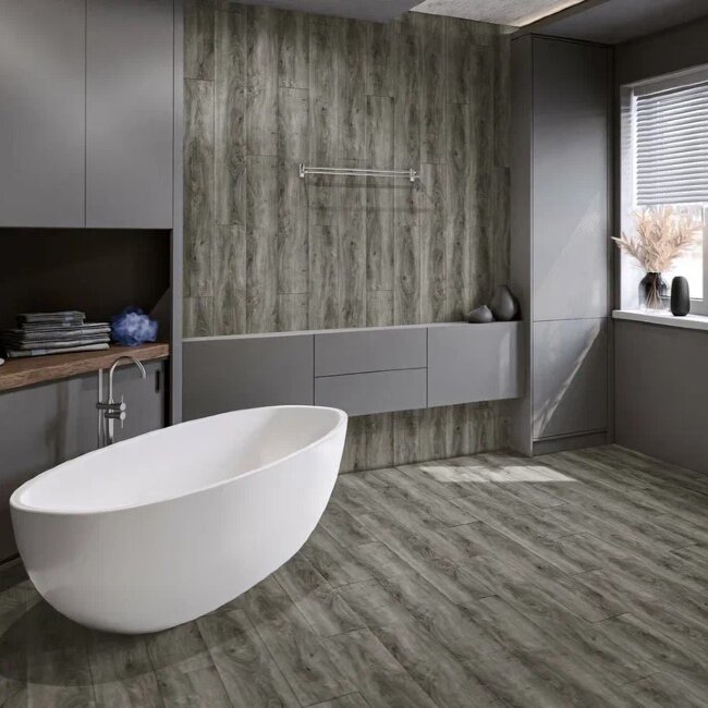 Кварц-виниловая плитка LVT Damy Floor Family Дуб Кантри