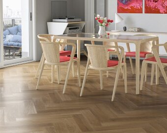 Кварцевый ламинат Английская елка Fargo Parquet 33-63W948 Дуб Монако