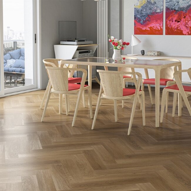 Кварцевый ламинат Английская елка Fargo Parquet 33-63W948 Дуб Монако Кварцевый ламинат Английская елка Fargo Parquet 33-63W948 Дуб Монако