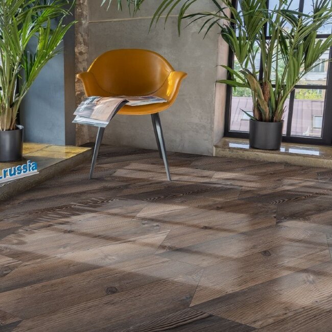 LVT плитка клеевая Aquafloor AF2557PGCh