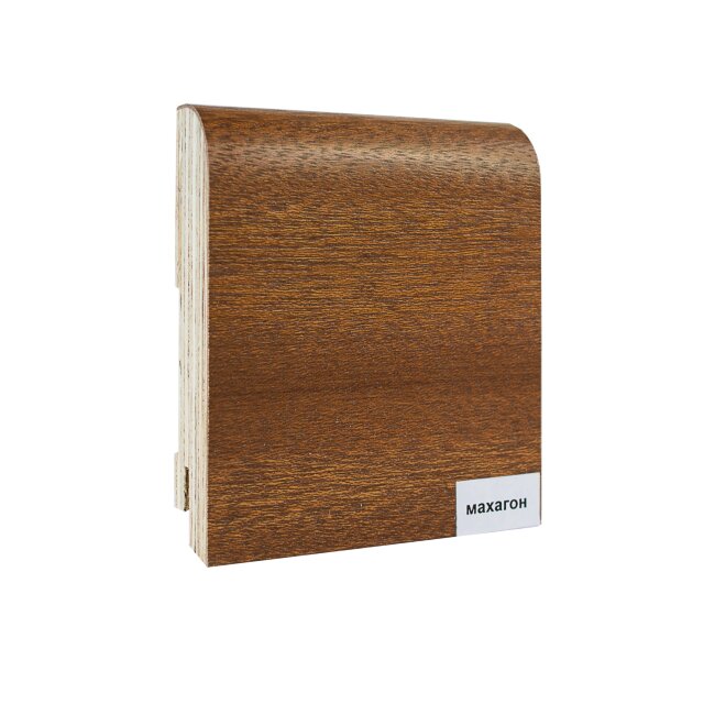 Плинтус Finitura шпон R13 100х15х2400 мм Махагон