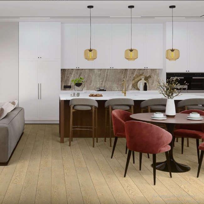 SPC ламинат Damy Floor Family Дуб Латте