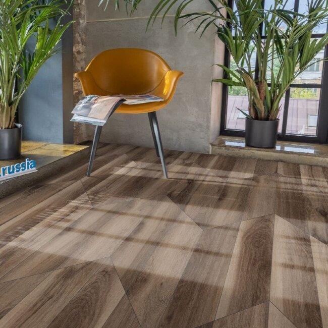 LVT плитка клеевая Aquafloor AF2558PGCh