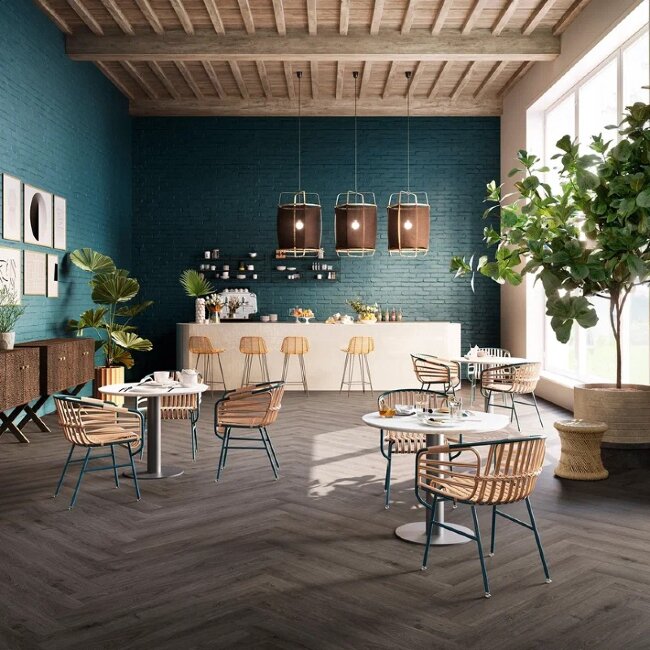 Виниловые полы английская елка Invictus Highland Oak 99 Ebony Виниловые полы английская елка Invictus Highland Oak 99 Ebony