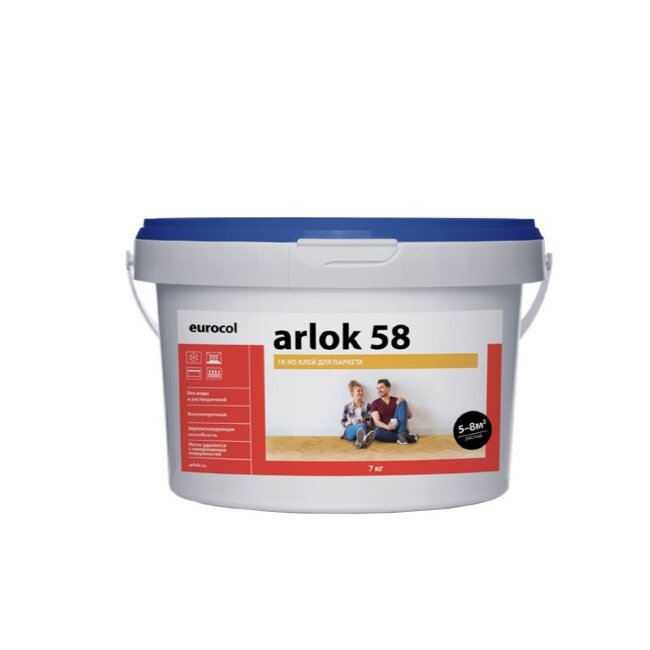Клей для паркета Arlok 58 1K MS 14 кг Клей для паркета Arlok 58 1K MS 14 кг