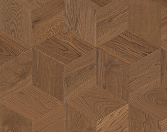 Мозаичный паркет Coswick T&G 1193-1281-10 Ромб Дуб Кедр S&B