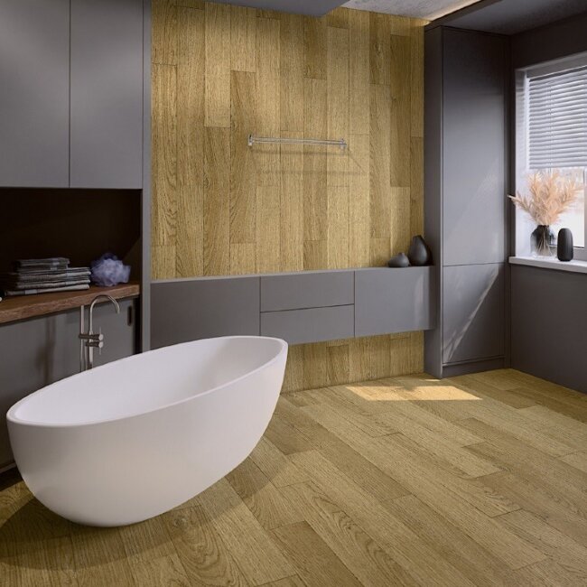 SPC ламинат Damy Floor Family Дуб Золотой