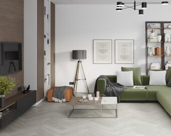SPC ламинат елочка Damy Floor London Йорк