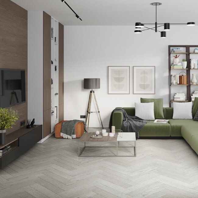 SPC ламинат елочка Damy Floor London Йорк