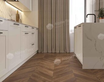 SPC ламинат Alpine Floor Коричневый