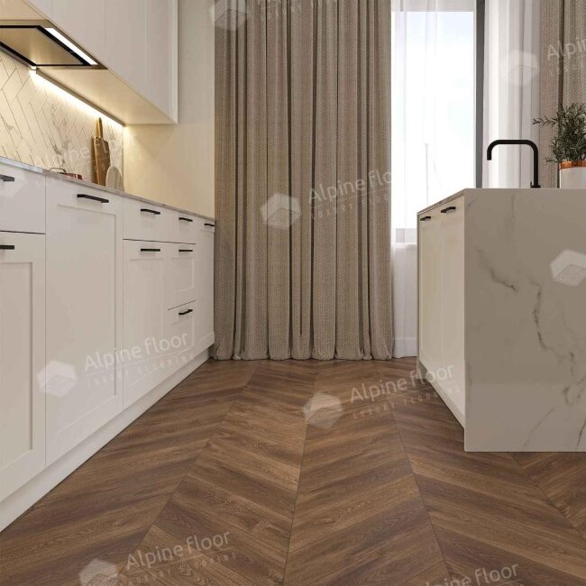 SPC ламинат Alpine Floor Коричневый SPC ламинат Alpine Floor Коричневый