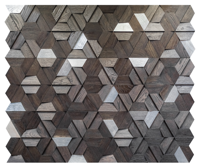 Стеновые панели Магна Эбен 365x417x5-18 мм