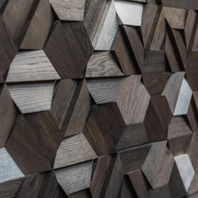 Стеновые панели Магна Эбен 365x417x5-18 мм