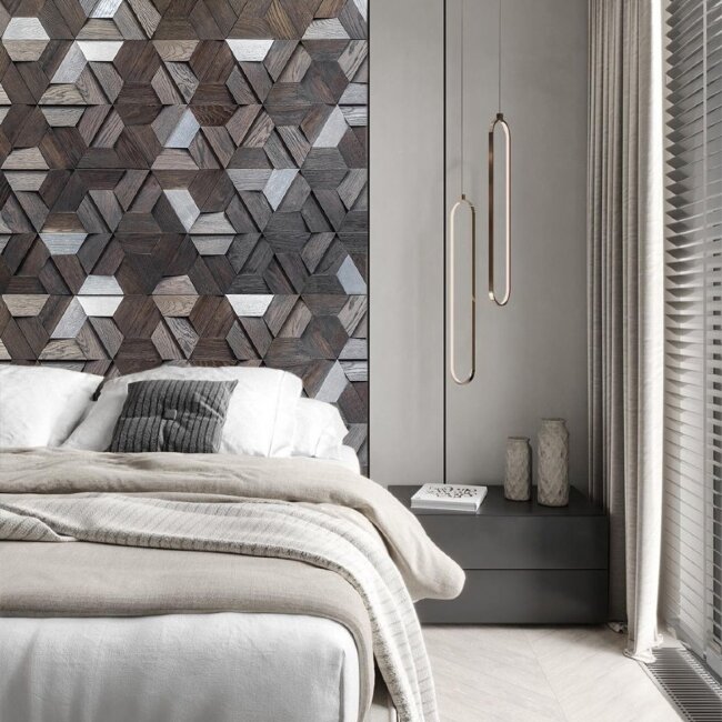 Стеновые панели Магна Эбен 365x417x5-18 мм