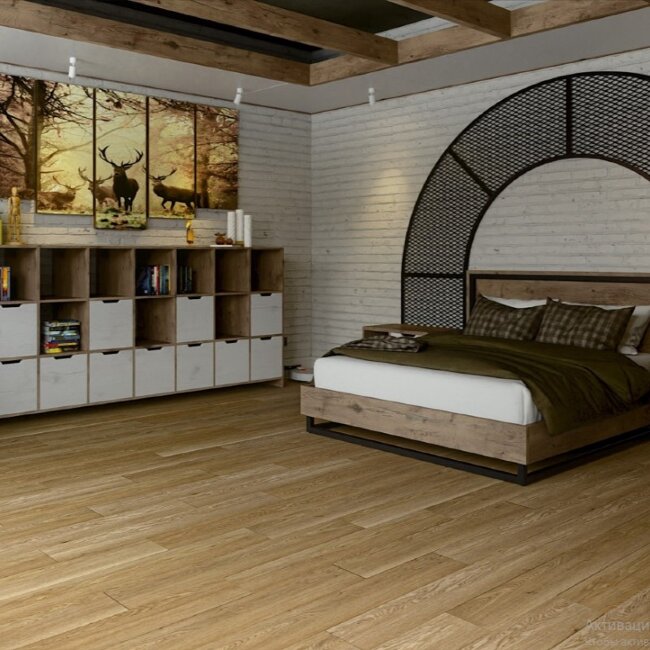 SPC ламинат Damy Floor Family Дуб Медовый