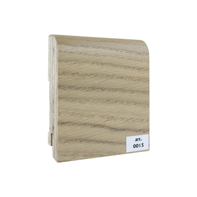 Плинтус Finitura шпон 83х19х2400 мм Дуб арт. 015 Плинтус Finitura шпон 83х19х2400 мм Дуб арт. 015