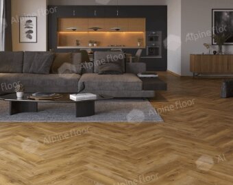 Ламинат Английская ёлка Alpine floor Ville 63267 Дуб Беникарло