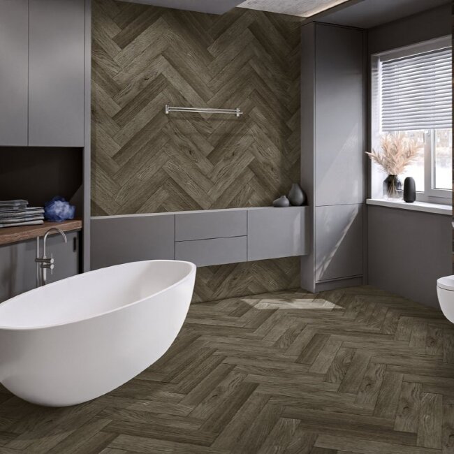 SPC ламинат елочка Damy Floor London Оксфорд SPC ламинат елочка Damy Floor London Оксфорд