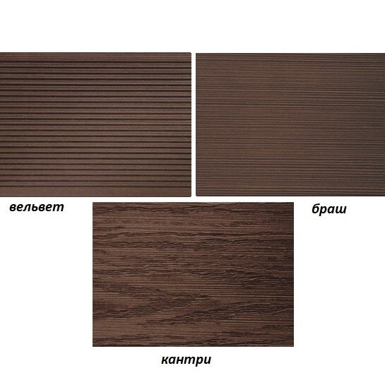 Террасная доска TerraPol СМАРТ пустотелая с пазом Орех Милано 1281 3000х130х22 мм Террасная доска TerraPol СМАРТ пустотелая с пазом Орех Милано 1281 3000х130х22 мм