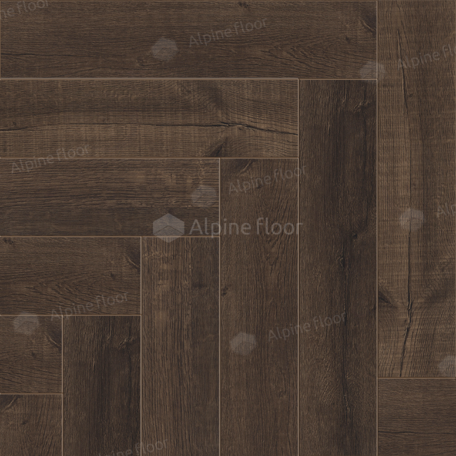 SPC ламинат Alpine Floor PARQUET LIGHT ЕСО 13-22В ДУБ АЛЬФЕРАЦ 600*125*4 мм (1.95 м2)  43 класс