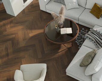 Кварцевый паркет Quartz Parquet Английская елка 33-400-29 Орех Американский Кварцевый паркет Quartz Parquet Английская елка 33-400-29 Орех Американский