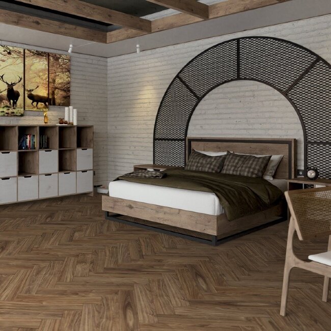 SPC ламинат елочка Damy Floor London 0036-1 Дерби