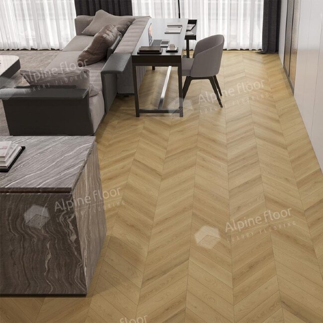 Ламинат Alpine floor Chevron Art LF109-03 Дуб Пиренеи Ламинат Alpine floor Chevron Art LF109-03 Дуб Пиренеи