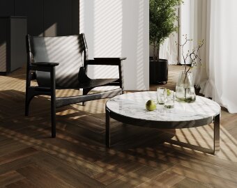 Кварцевый ламинат Английская елка Fargo Parquet 33-2022-2 Орех Маньчжурский