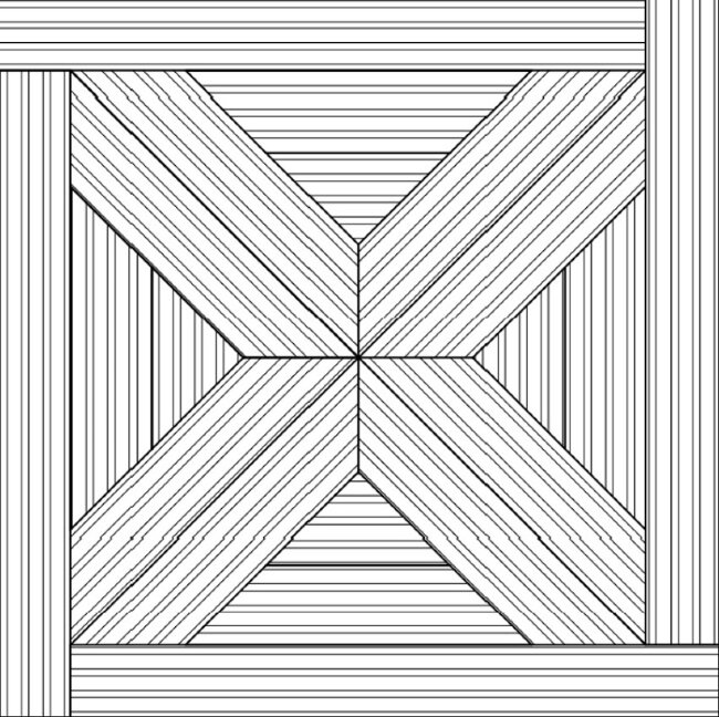 Модульный паркет Coswick T&G, Хелмсли 1157-1809-10 Дуб Сиена натуральная S&B