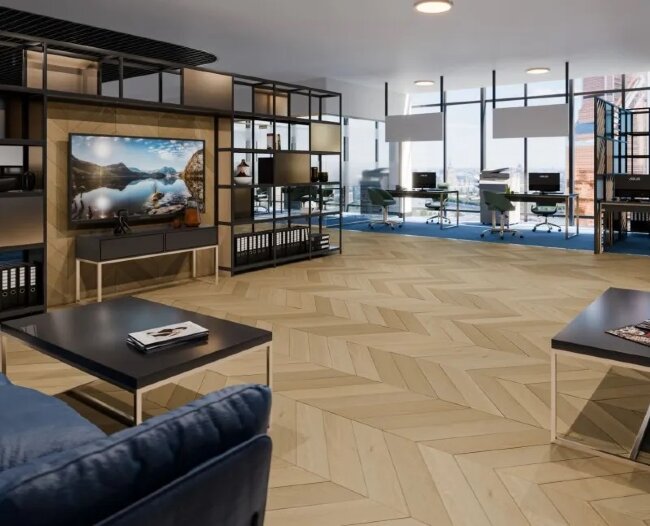 SPC ламинат елочка Damy Floor Chevron Тюильри